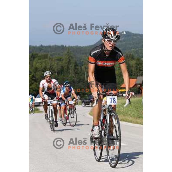 ALES8350.JPG Slovenian amateur cycling climb championship at 11,7 km track from Cerklje to Krvavec for King and Queen of Krvavec Trophy, held on August 25, 2012 