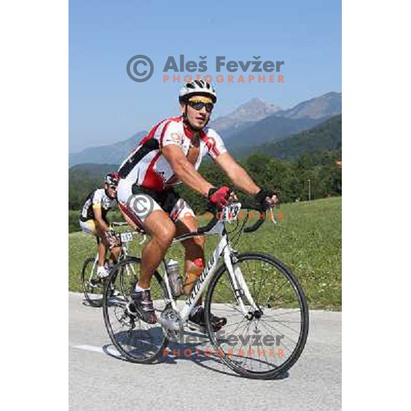 ALES8360.JPG Slovenian amateur cycling climb championship at 11,7 km track from Cerklje to Krvavec for King and Queen of Krvavec Trophy, held on August 25, 2012 