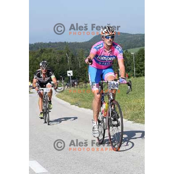 ALES8457.JPG Slovenian amateur cycling climb championship at 11,7 km track from Cerklje to Krvavec for King and Queen of Krvavec Trophy, held on August 25, 2012 