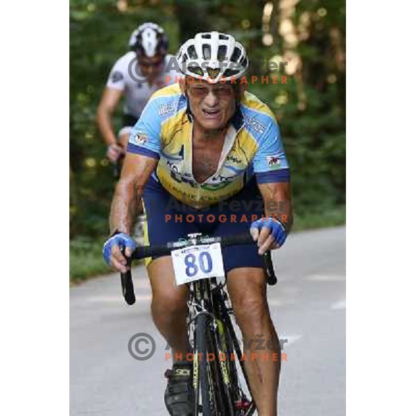 ALES8479.JPG Slovenian amateur cycling climb championship at 11,7 km track from Cerklje to Krvavec for King and Queen of Krvavec Trophy, held on August 25, 2012 