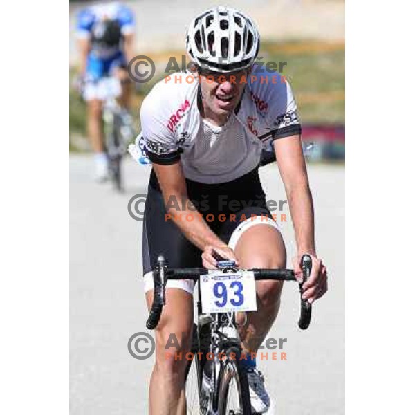 ALES8693.JPG Slovenian amateur cycling climb championship at 11,7 km track from Cerklje to Krvavec for King and Queen of Krvavec Trophy, held on August 25, 2012 