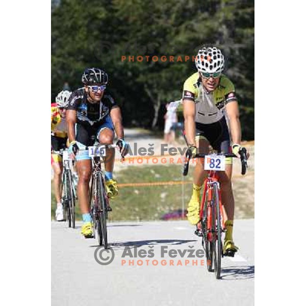 ALES8703.JPG Slovenian amateur cycling climb championship at 11,7 km track from Cerklje to Krvavec for King and Queen of Krvavec Trophy, held on August 25, 2012 
