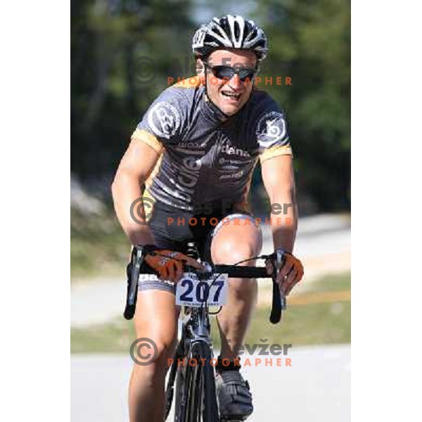 ALES8769.JPG Slovenian amateur cycling climb championship at 11,7 km track from Cerklje to Krvavec for King and Queen of Krvavec Trophy, held on August 25, 2012 