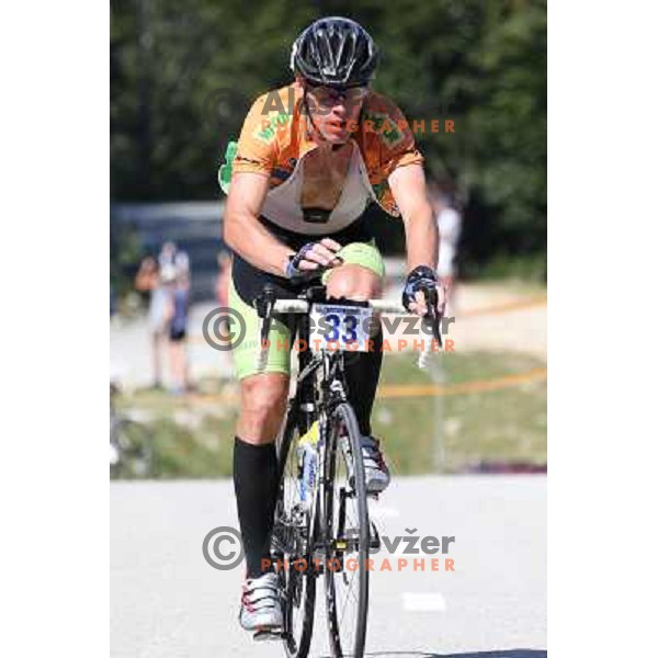 ALES8785.JPG Slovenian amateur cycling climb championship at 11,7 km track from Cerklje to Krvavec for King and Queen of Krvavec Trophy, held on August 25, 2012 