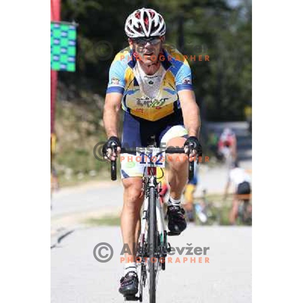 ALES8813.JPG Slovenian amateur cycling climb championship at 11,7 km track from Cerklje to Krvavec for King and Queen of Krvavec Trophy, held on August 25, 2012 