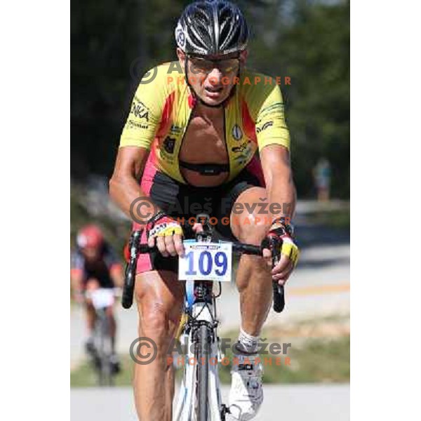 ALES8826.JPG Slovenian amateur cycling climb championship at 11,7 km track from Cerklje to Krvavec for King and Queen of Krvavec Trophy, held on August 25, 2012 