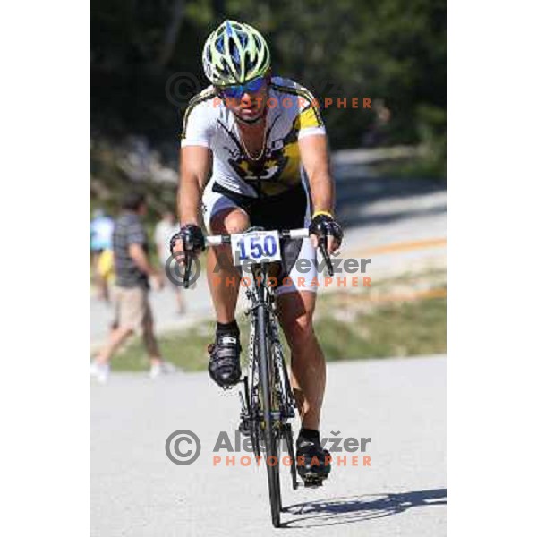 ALES8843.JPG Slovenian amateur cycling climb championship at 11,7 km track from Cerklje to Krvavec for King and Queen of Krvavec Trophy, held on August 25, 2012 