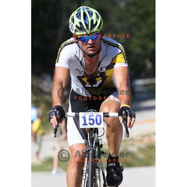 ALES8844.JPG Slovenian amateur cycling climb championship at 11,7 km track from Cerklje to Krvavec for King and Queen of Krvavec Trophy, held on August 25, 2012 