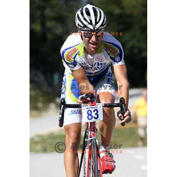 ALES8863.JPG Slovenian amateur cycling climb championship at 11,7 km track from Cerklje to Krvavec for King and Queen of Krvavec Trophy, held on August 25, 2012 