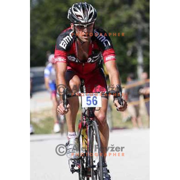 ALES8880.JPG Slovenian amateur cycling climb championship at 11,7 km track from Cerklje to Krvavec for King and Queen of Krvavec Trophy, held on August 25, 2012 