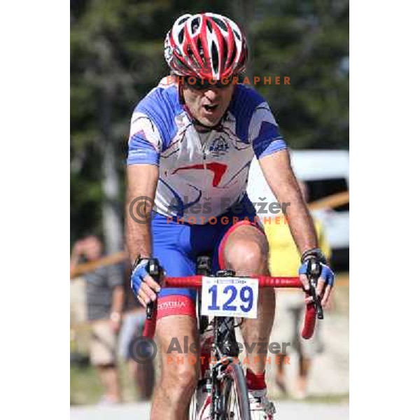 ALES8884.JPG Slovenian amateur cycling climb championship at 11,7 km track from Cerklje to Krvavec for King and Queen of Krvavec Trophy, held on August 25, 2012 