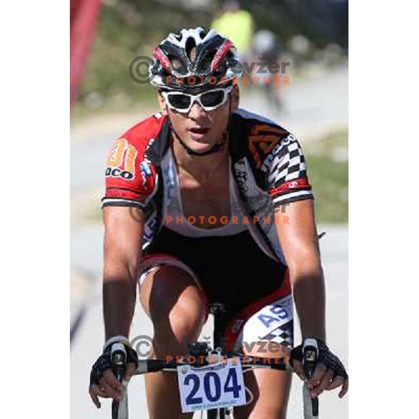 ALES8904.JPG Slovenian amateur cycling climb championship at 11,7 km track from Cerklje to Krvavec for King and Queen of Krvavec Trophy, held on August 25, 2012 
