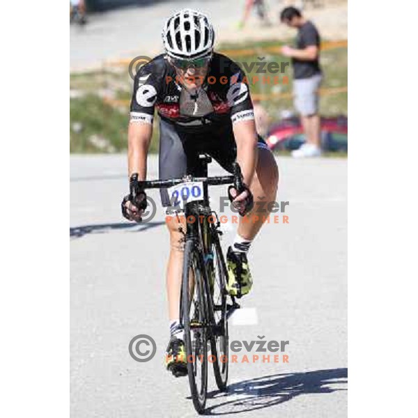 ALES8907.JPG Slovenian amateur cycling climb championship at 11,7 km track from Cerklje to Krvavec for King and Queen of Krvavec Trophy, held on August 25, 2012 