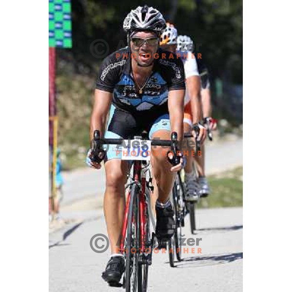 ALES8924.JPG Slovenian amateur cycling climb championship at 11,7 km track from Cerklje to Krvavec for King and Queen of Krvavec Trophy, held on August 25, 2012 