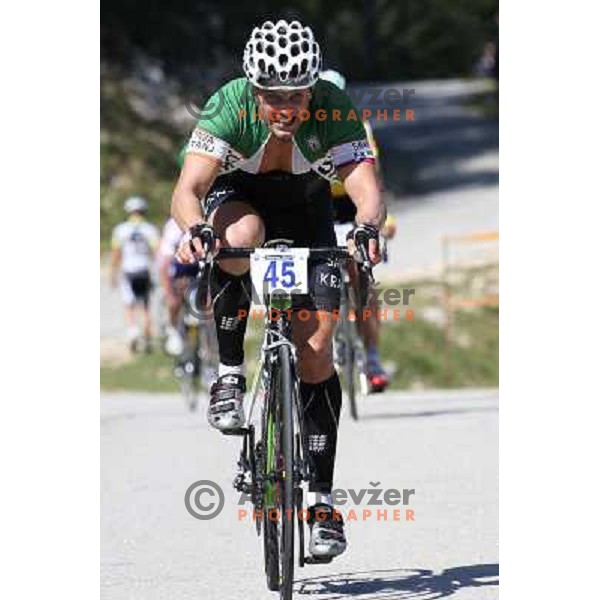 ALES8933.JPG Slovenian amateur cycling climb championship at 11,7 km track from Cerklje to Krvavec for King and Queen of Krvavec Trophy, held on August 25, 2012 