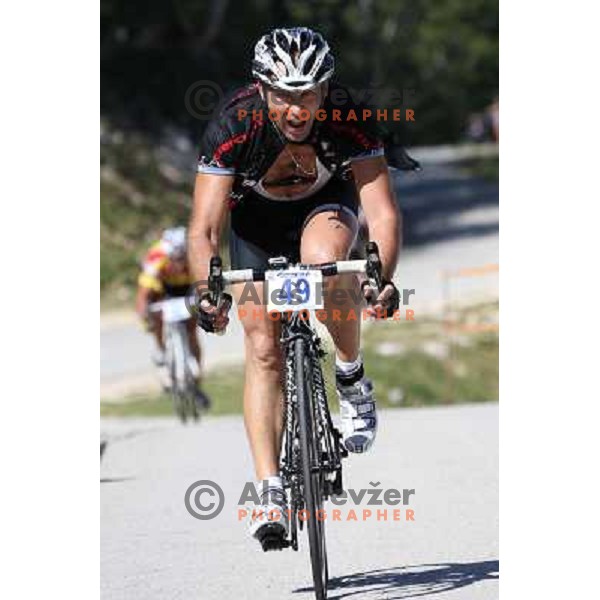 ALES8957.JPG Slovenian amateur cycling climb championship at 11,7 km track from Cerklje to Krvavec for King and Queen of Krvavec Trophy, held on August 25, 2012 