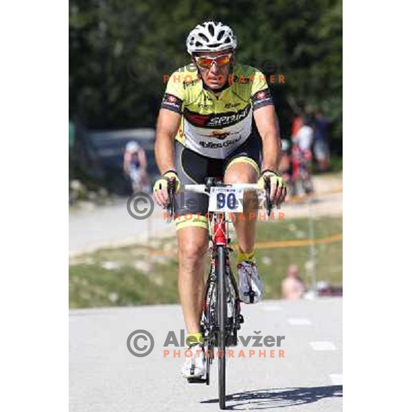 ALES8967.JPG Slovenian amateur cycling climb championship at 11,7 km track from Cerklje to Krvavec for King and Queen of Krvavec Trophy, held on August 25, 2012 