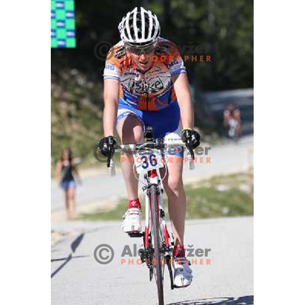 ALES8973.JPG Slovenian amateur cycling climb championship at 11,7 km track from Cerklje to Krvavec for King and Queen of Krvavec Trophy, held on August 25, 2012 