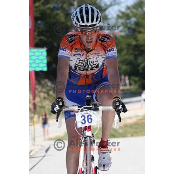 ALES8974.JPG Slovenian amateur cycling climb championship at 11,7 km track from Cerklje to Krvavec for King and Queen of Krvavec Trophy, held on August 25, 2012 