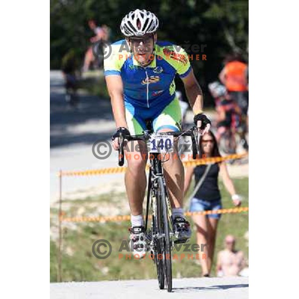 ALES8979.JPG Slovenian amateur cycling climb championship at 11,7 km track from Cerklje to Krvavec for King and Queen of Krvavec Trophy, held on August 25, 2012 