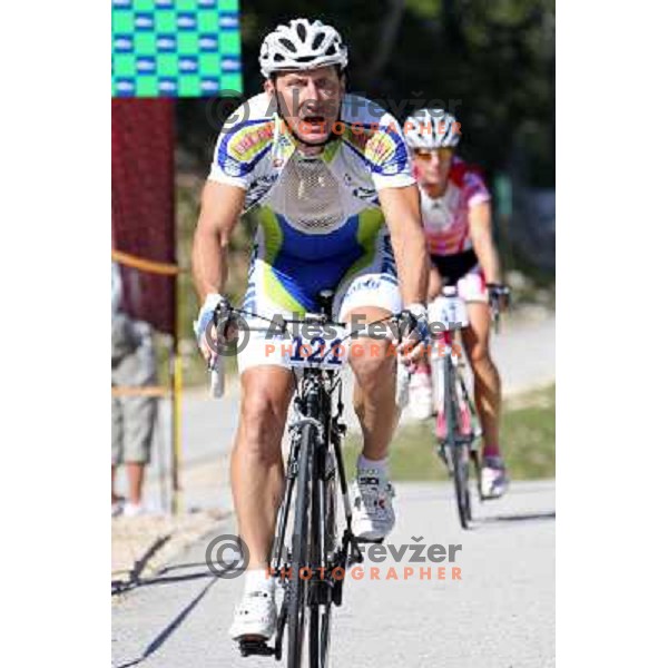 ALES8982.JPG Slovenian amateur cycling climb championship at 11,7 km track from Cerklje to Krvavec for King and Queen of Krvavec Trophy, held on August 25, 2012 