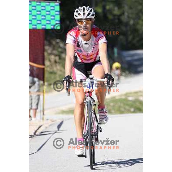 ALES8985.JPG Slovenian amateur cycling climb championship at 11,7 km track from Cerklje to Krvavec for King and Queen of Krvavec Trophy, held on August 25, 2012 