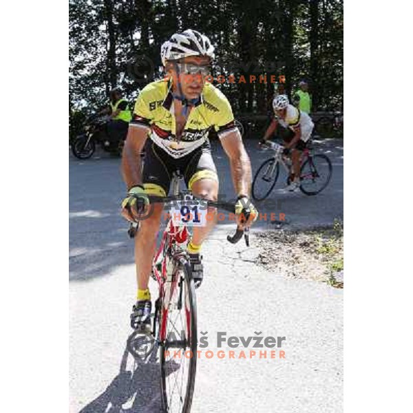 FEVZ4664.JPG Slovenian amateur cycling climb championship at 11,7 km track from Cerklje to Krvavec for King and Queen of Krvavec Trophy, held on August 25, 2012 