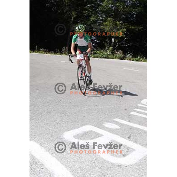 FEVZ4679.JPG Slovenian amateur cycling climb championship at 11,7 km track from Cerklje to Krvavec for King and Queen of Krvavec Trophy, held on August 25, 2012 