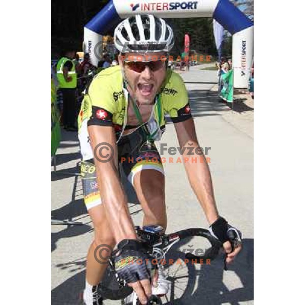 FEVZ4718.JPG Slovenian amateur cycling climb championship at 11,7 km track from Cerklje to Krvavec for King and Queen of Krvavec Trophy, held on August 25, 2012 