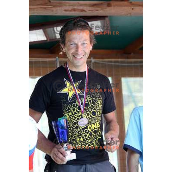 FEVZ4760.JPG Slovenian amateur cycling climb championship at 11,7 km track from Cerklje to Krvavec for King and Queen of Krvavec Trophy, held on August 25, 2012 