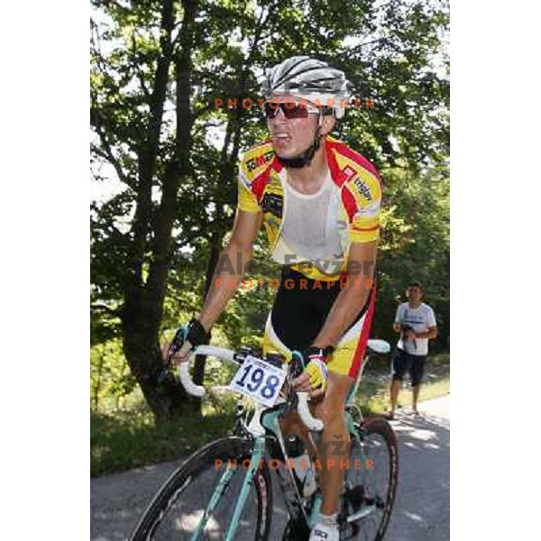 (file) Slovenian amateur cycling climb championship at 11,7 km track from Cerklje to Krvavec for King and Queen of Krvavec Trophy, held on August 25, 2012 