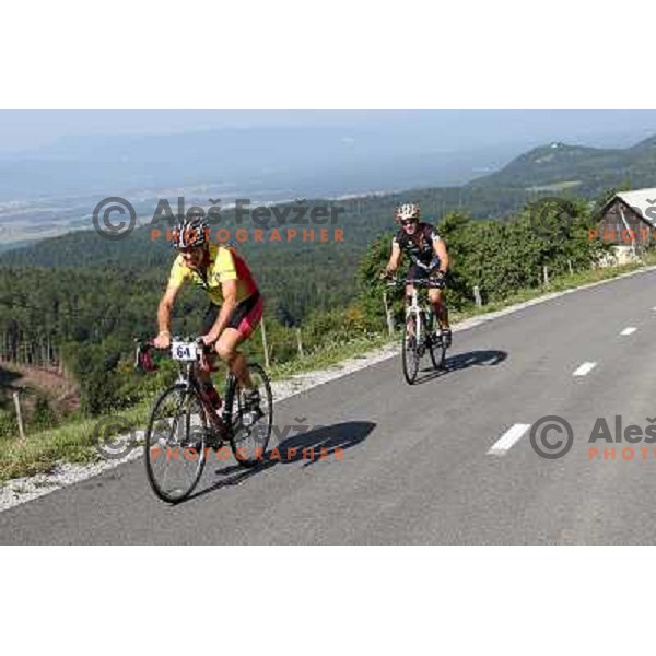 ALES8517.JPG Slovenian amateur cycling climb championship at 11,7 km track from Cerklje to Krvavec for King and Queen of Krvavec Trophy, held on August 25, 2012 