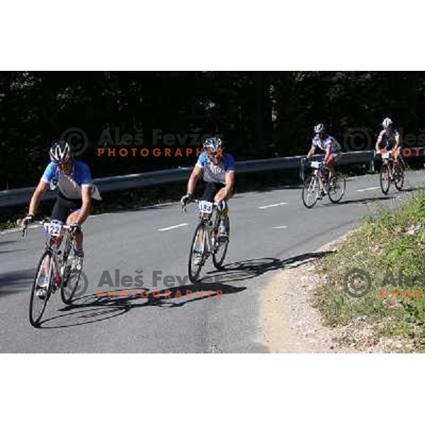 ALES8550.JPG Slovenian amateur cycling climb championship at 11,7 km track from Cerklje to Krvavec for King and Queen of Krvavec Trophy, held on August 25, 2012 