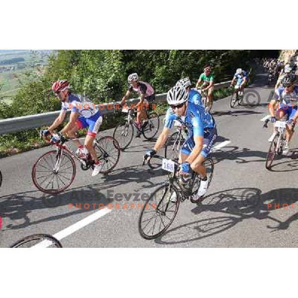 FEVZ4584.JPG Slovenian amateur cycling climb championship at 11,7 km track from Cerklje to Krvavec for King and Queen of Krvavec Trophy, held on August 25, 2012 