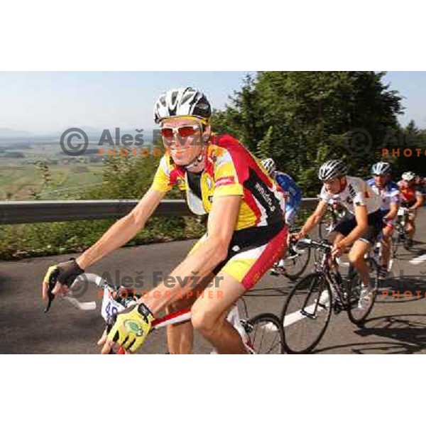 FEVZ4601.JPG Slovenian amateur cycling climb championship at 11,7 km track from Cerklje to Krvavec for King and Queen of Krvavec Trophy, held on August 25, 2012 