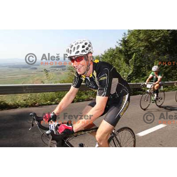 FEVZ4602.JPG Slovenian amateur cycling climb championship at 11,7 km track from Cerklje to Krvavec for King and Queen of Krvavec Trophy, held on August 25, 2012 