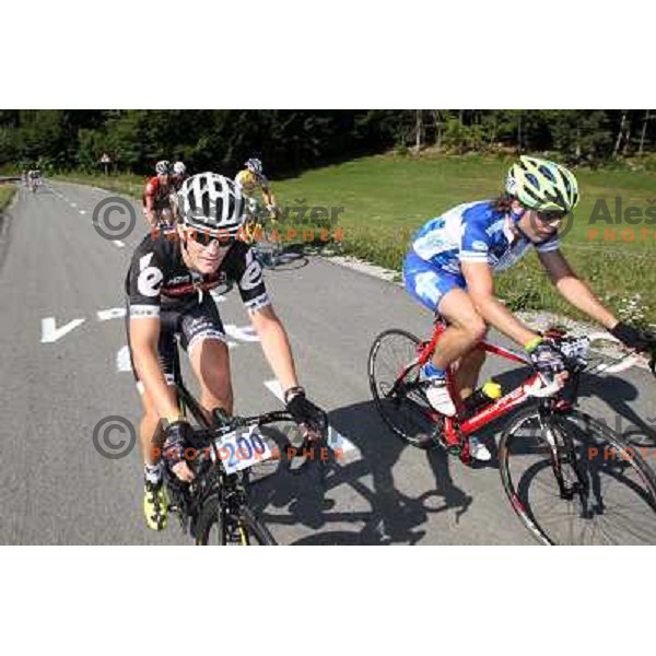 FEVZ4636.JPG Slovenian amateur cycling climb championship at 11,7 km track from Cerklje to Krvavec for King and Queen of Krvavec Trophy, held on August 25, 2012 