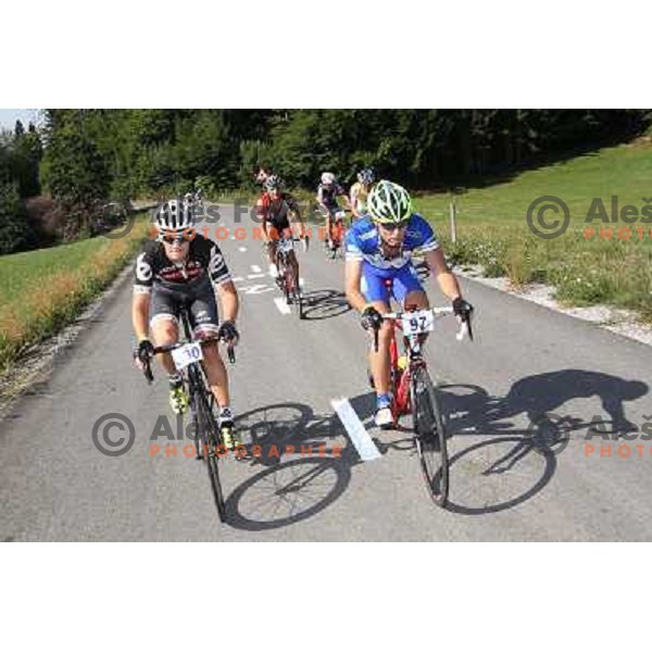 FEVZ4637.JPG Slovenian amateur cycling climb championship at 11,7 km track from Cerklje to Krvavec for King and Queen of Krvavec Trophy, held on August 25, 2012 