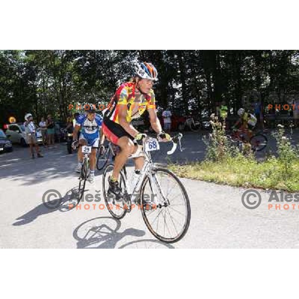FEVZ4667.JPG Slovenian amateur cycling climb championship at 11,7 km track from Cerklje to Krvavec for King and Queen of Krvavec Trophy, held on August 25, 2012 