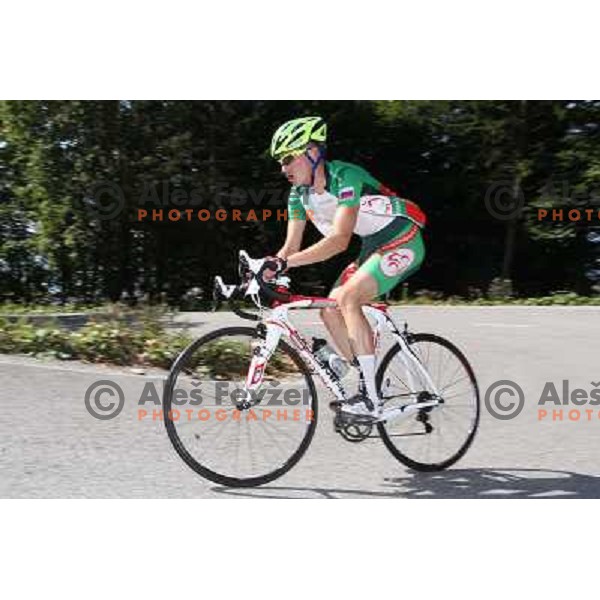 FEVZ4681.JPG Slovenian amateur cycling climb championship at 11,7 km track from Cerklje to Krvavec for King and Queen of Krvavec Trophy, held on August 25, 2012 