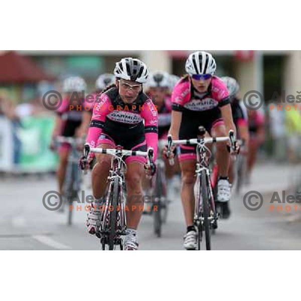Ajda Opeka of Garmin club Polet during women\'s race at Medovde Criterium on August 28, 2012 