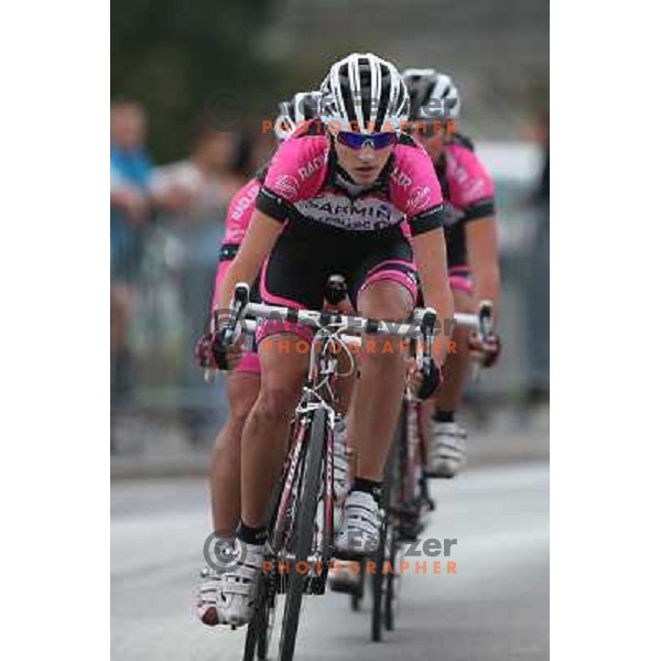 Polona Batagelj of Garmin club Polet, winner of women\'s race at Medovde Criterium on August 28, 2012 