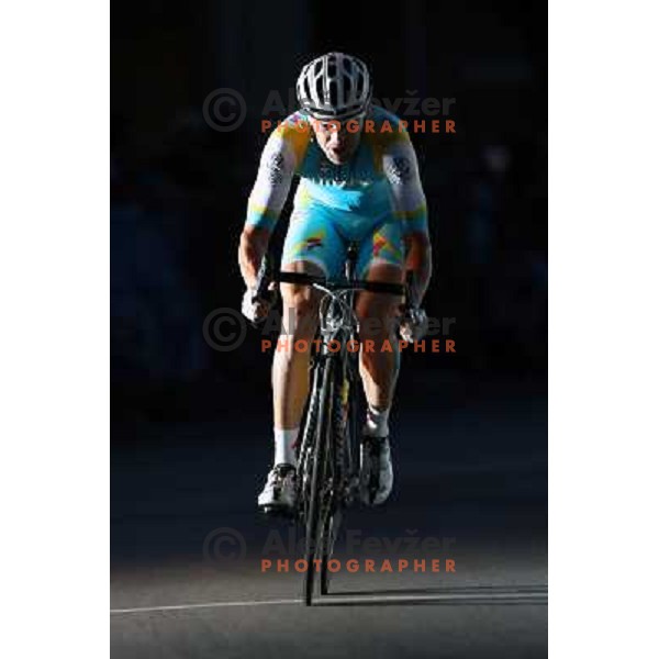 Borut Bozic of Astana in action during men\'s Elite race at Medvode Criterium on August 28, 2012 