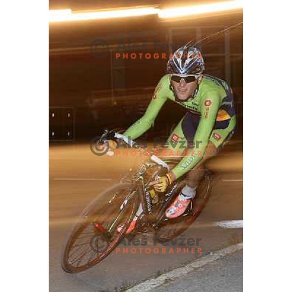 of Sava Kranj in action during men\'s Elite race at Medvode Criterium on August 28, 2012 