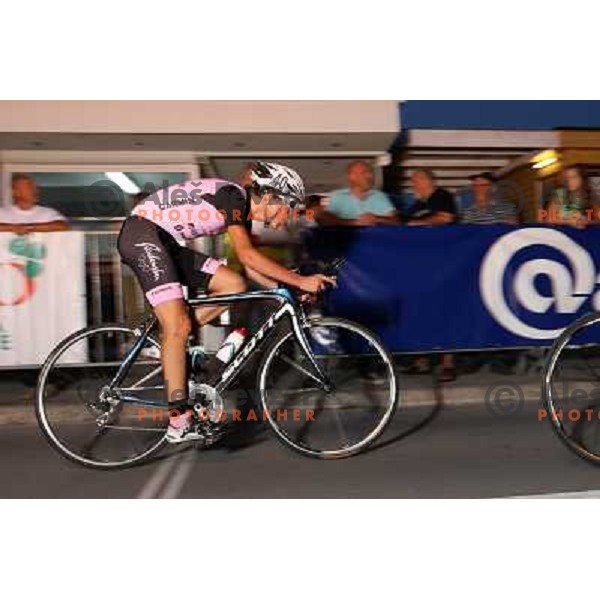 Jure Miskulin of Radenska in action during men\'s Elite race at Medvode Criterium on August 28, 2012. 