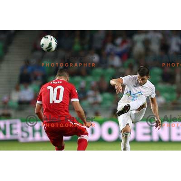 Bojan Jokic of Slovenia during football match Slovenia-Switzerland for FIFA 2014 World Cup Brasil Qualifiers, played in Arena Stozice, Ljubljana, Slovenia on September 7, 2012 