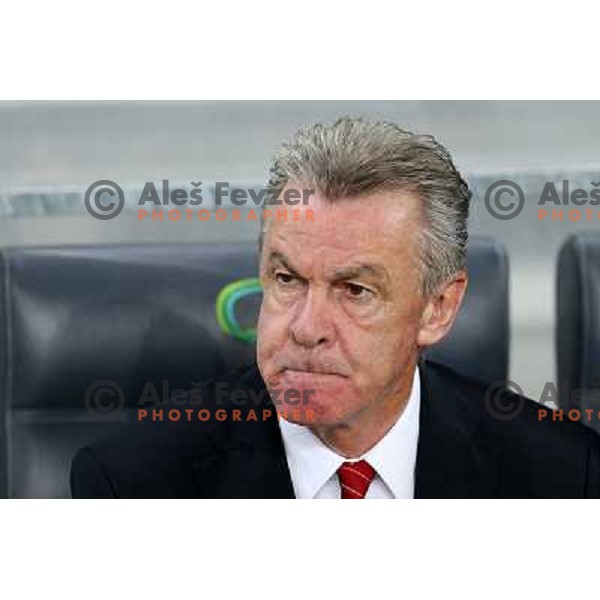 Ottmar Hitzfeld, head coach of Switzerland during football match Slovenia-Switzerland for FIFA 2014 World Cup Brasil Qualifiers, played in Arena Stozice, Ljubljana, Slovenia on September 7, 2012 