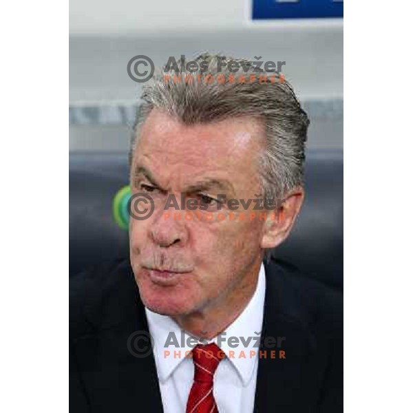 Ottmar Hitzfeld, head coach of Switzerland during football match Slovenia-Switzerland for FIFA 2014 World Cup Brasil Qualifiers, played in Arena Stozice, Ljubljana, Slovenia on September 7, 2012 