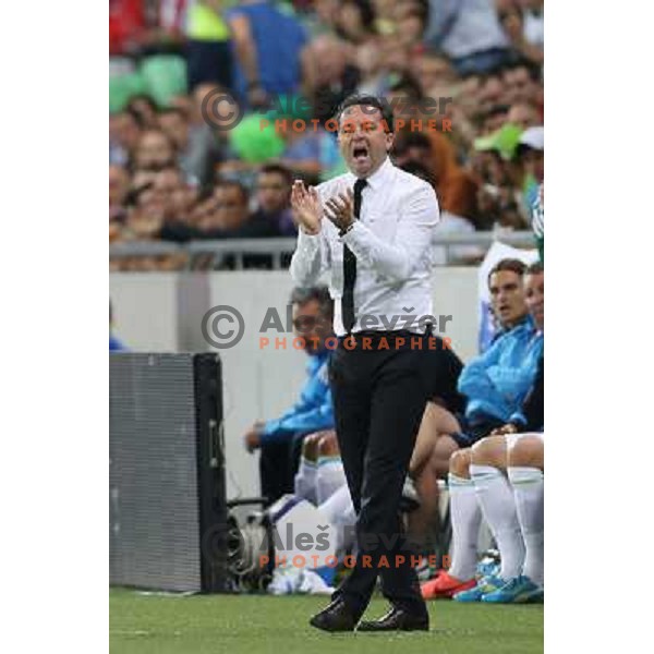 Slavisa Stojanovic, head coach of Slovenia during football match Slovenia-Switzerland for FIFA 2014 World Cup Brasil Qualifiers, played in Arena Stozice, Ljubljana, Slovenia on September 7, 2012 