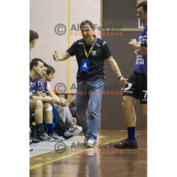 Marko Sibila in action during EHF cup handball match played in Tabor hall, Maribor, 8.9.2012 